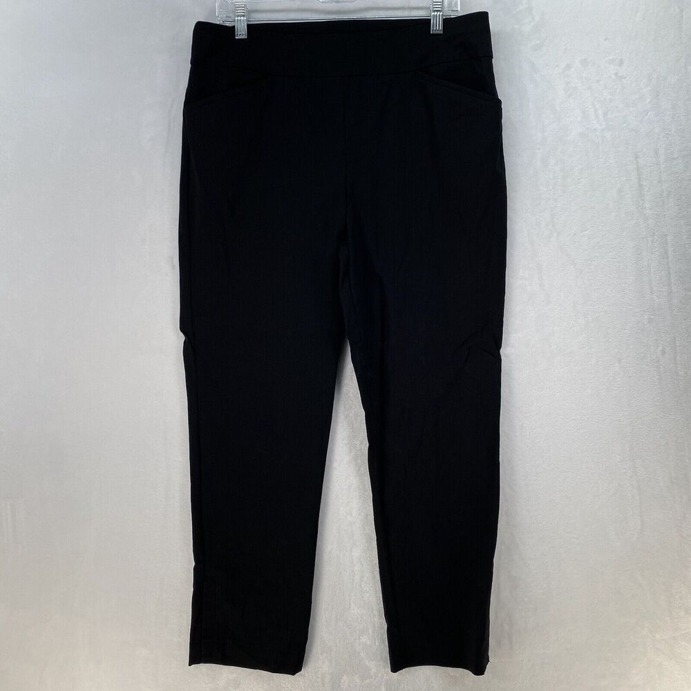 Chico’s Perfect Stretch Dress Pants‎ Women’s Sz Large (12) Black0